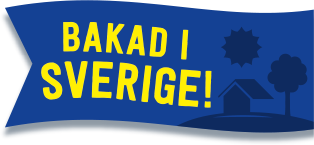 Bakad i Sverige symbol