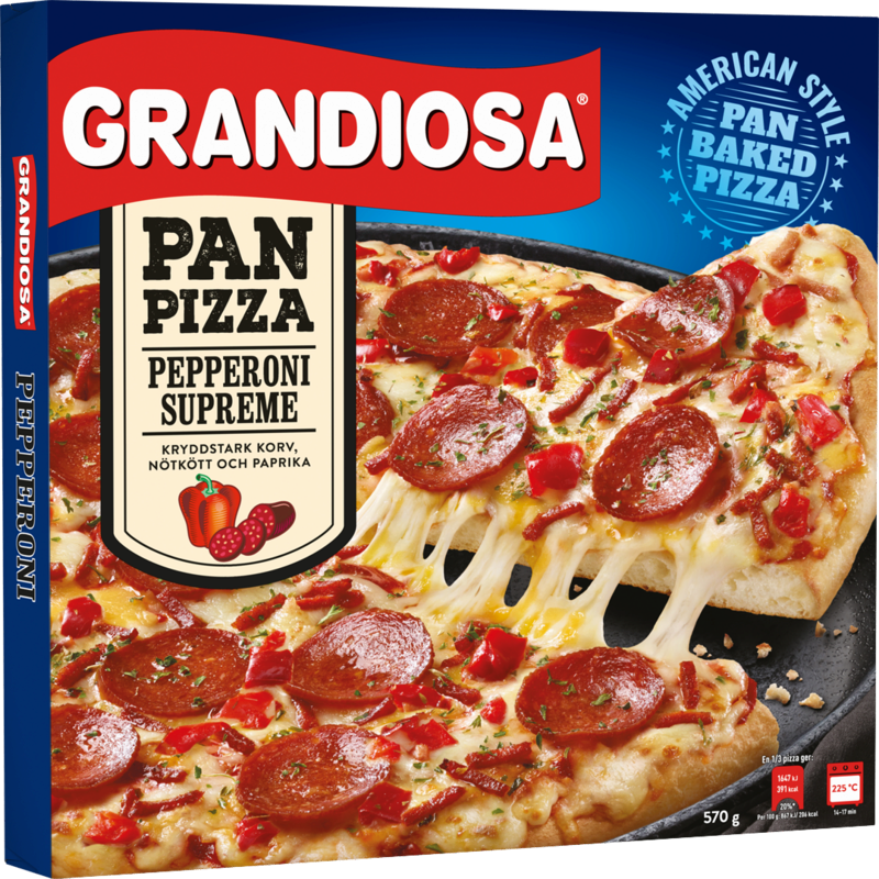 Pan Pizza Pepperoni Supreme