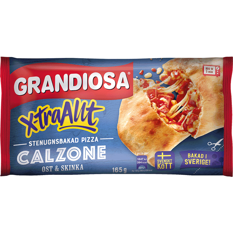 Calzone Ost&Skinka Mini