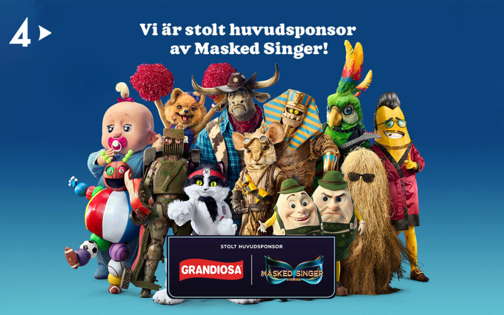 Masked Singer maskerna Grandiosa