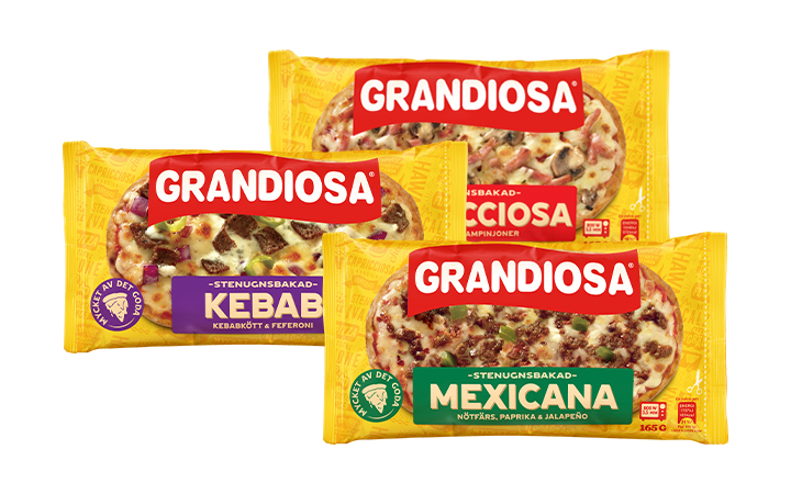 Grandiosa minipizzor